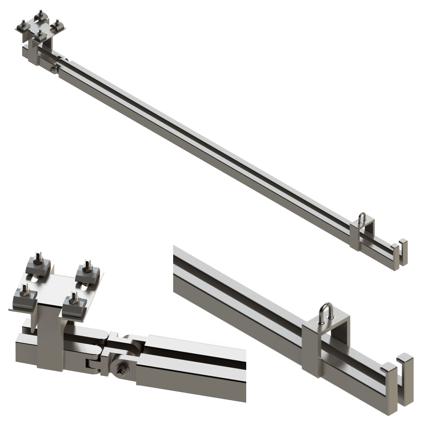 Hoist Operated Drop Arm Twin Track • AES Food Equipment
