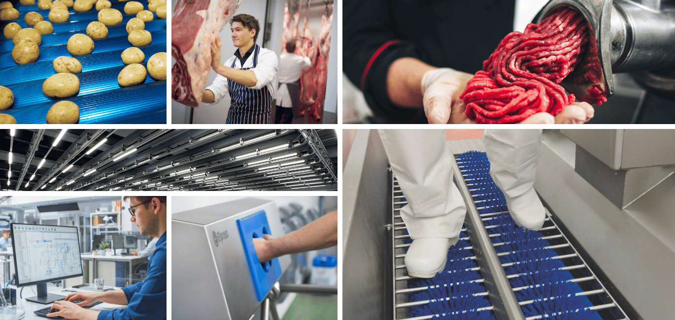 Twin Track Meat Rail Systems from AES Food Equipment